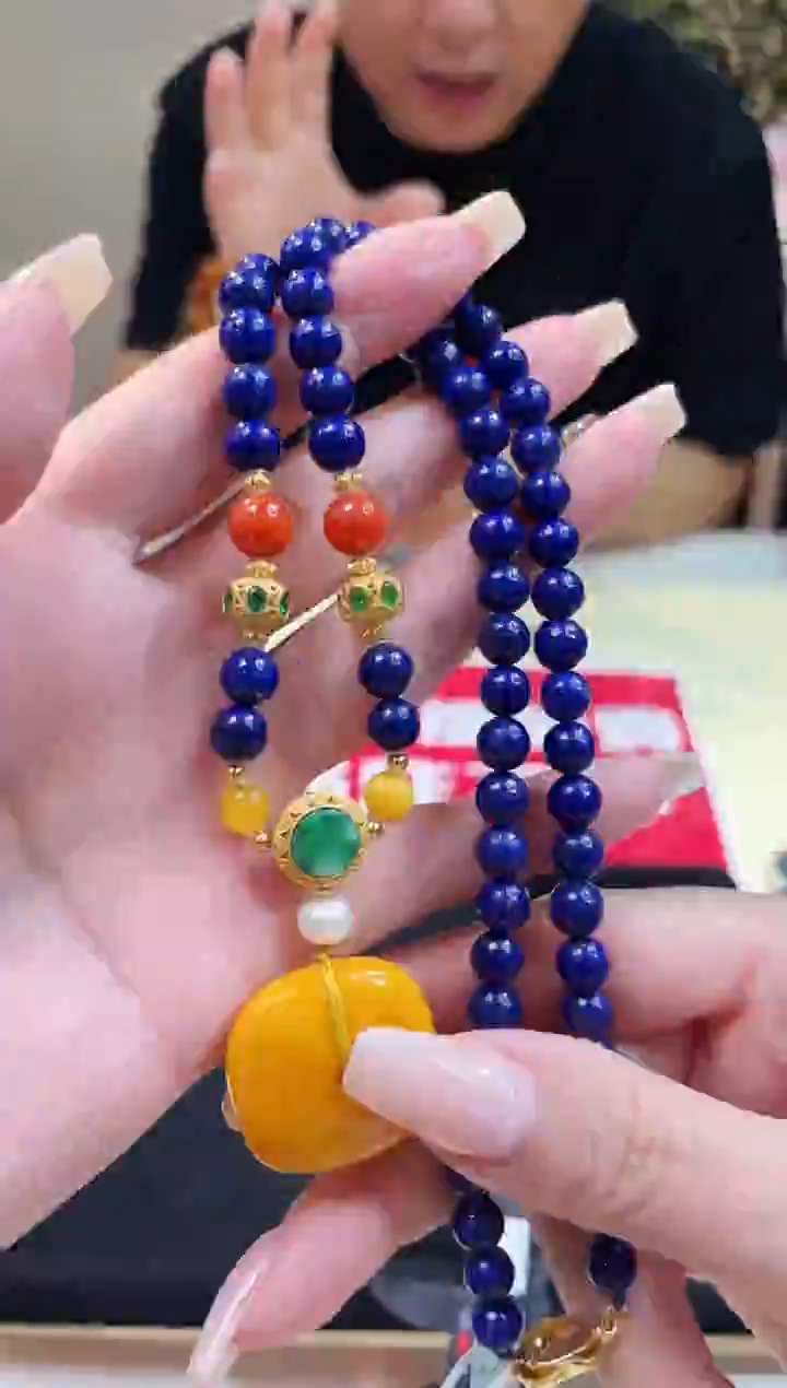 未镶嵌青金石手链@@ZY21008021