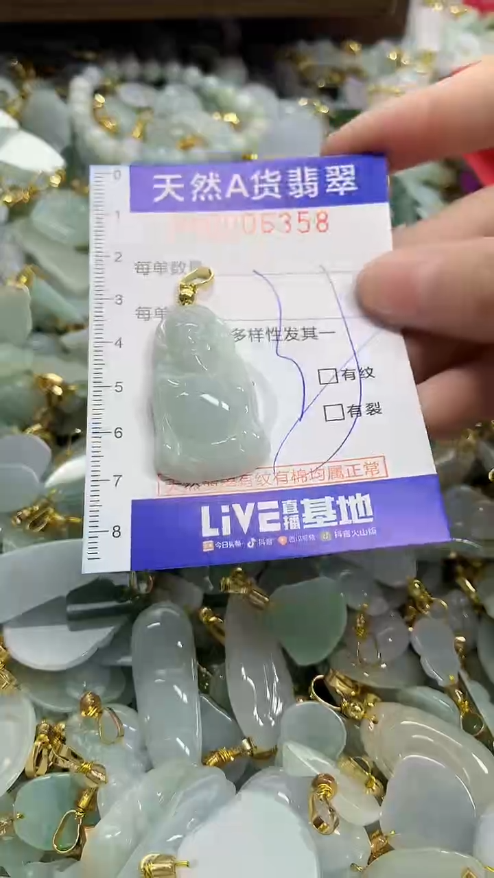 颈饰未镶嵌翡翠天然A货翡翠