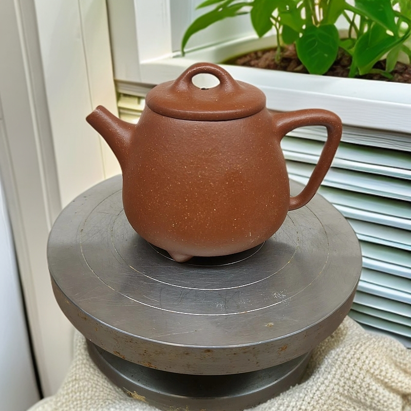 原矿降坡泥手工制作小高瓢容量二百左右微瑕