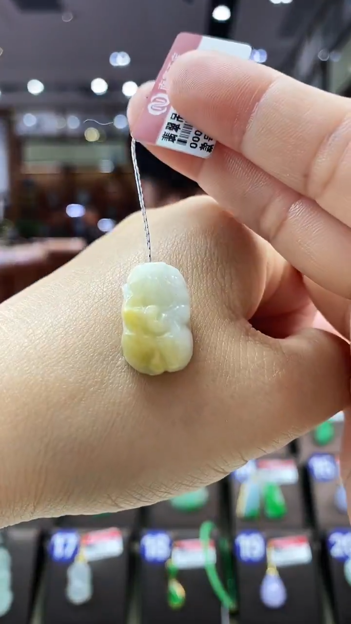 颈饰未镶嵌翡翠貔貅