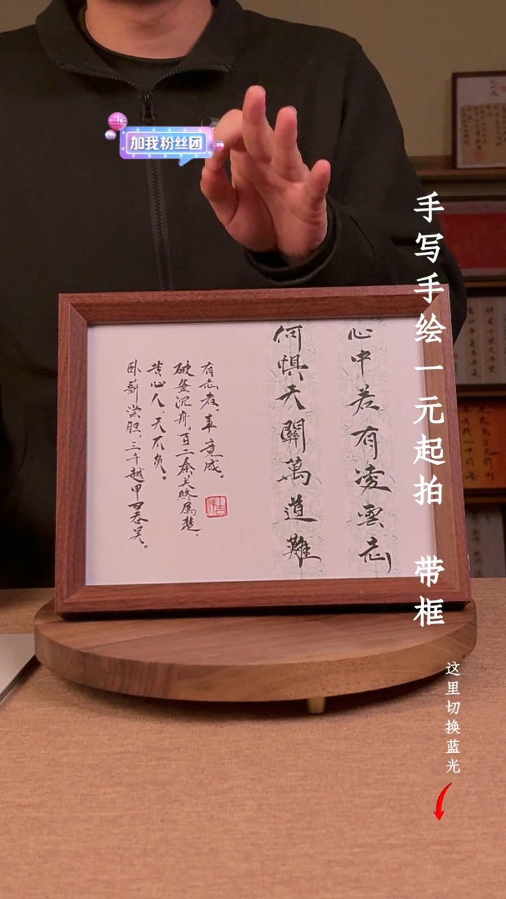 书法嘻****哈书法手绘，一元起拍