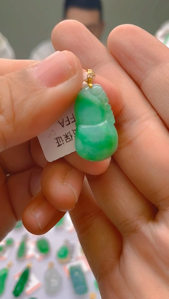 【闪购商品】翡翠颈饰18K金镶嵌新号开播，全场乱卖