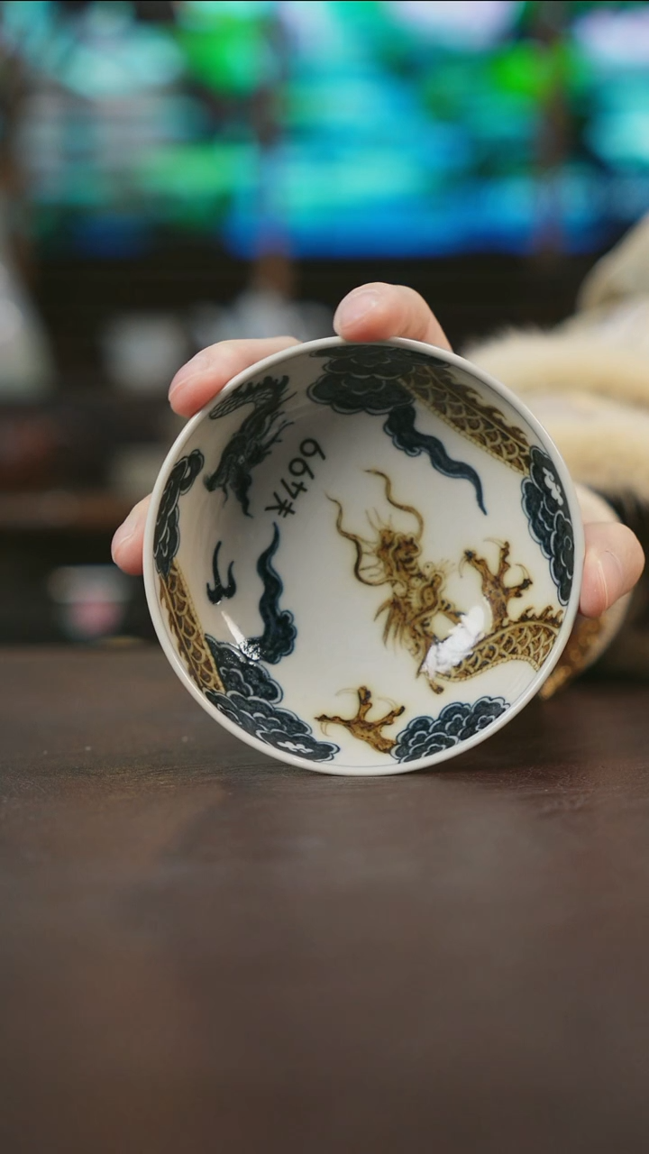 【闪购商品】杯景德镇陶瓷杯碗柴烧多人