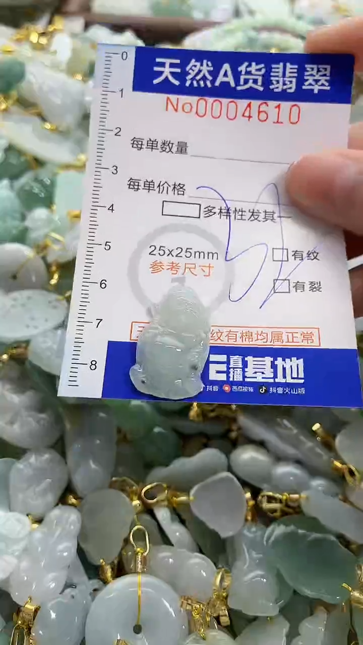 颈饰未镶嵌翡翠天然A货翡翠