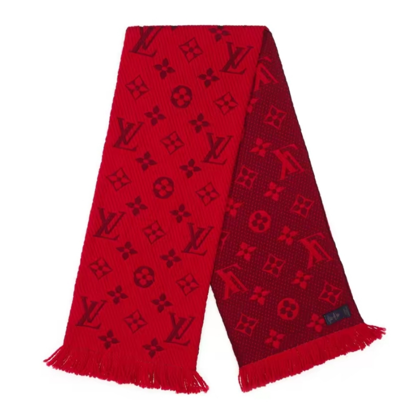 未使用 LouisVuitton/路易威登 lv 红色羊毛围巾