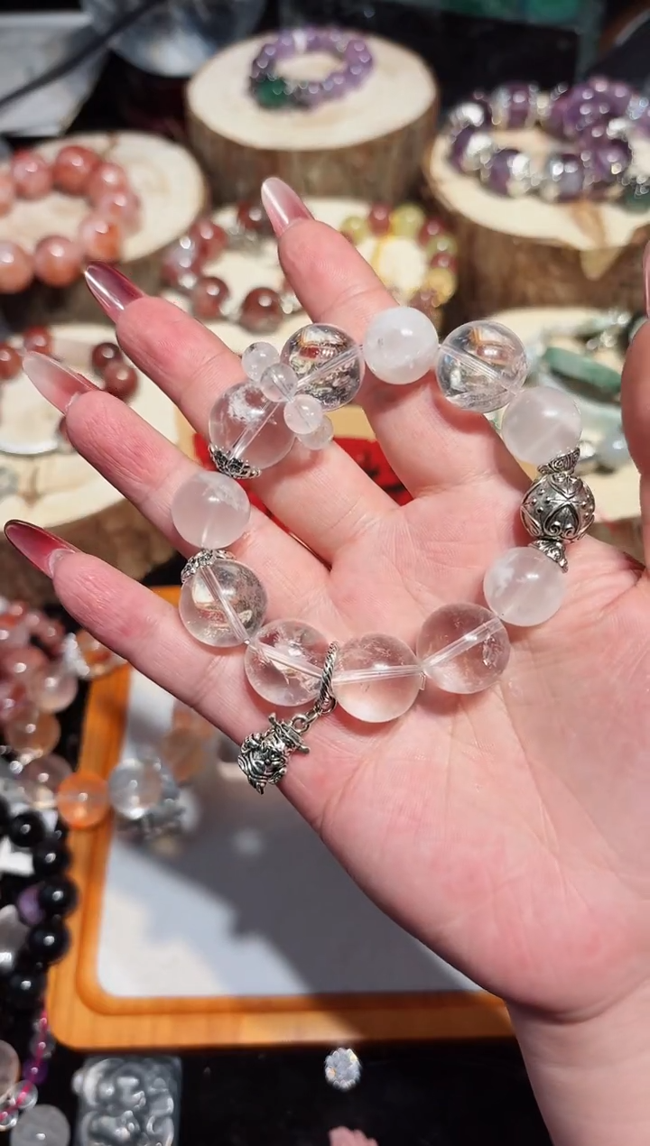 【闪购商品】水晶手链未镶嵌【西西水晶】颗颗精选 完美主义者慎入