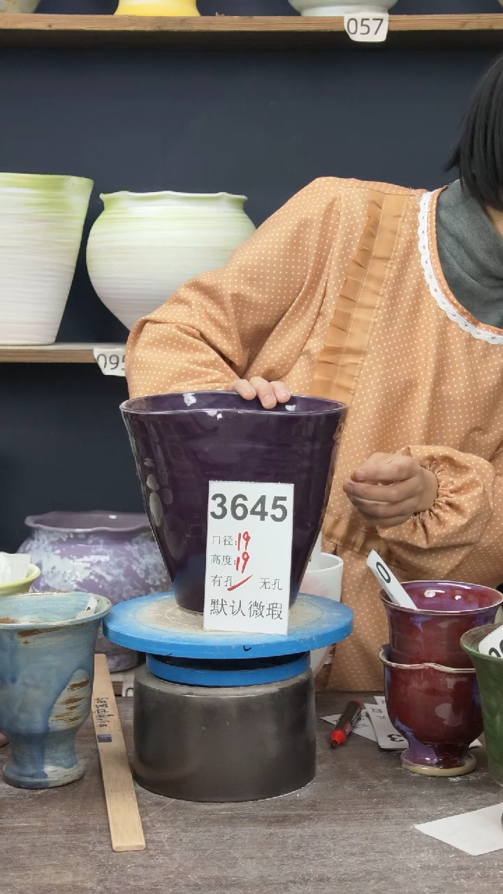 景德镇花盆默认微瑕3645