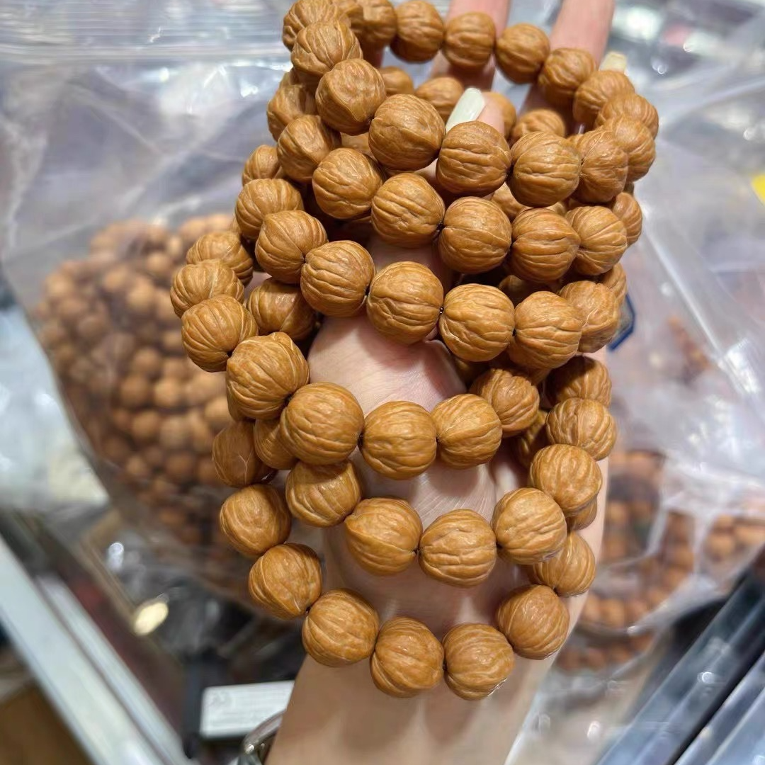 精挑精选原皮猴头核桃手串