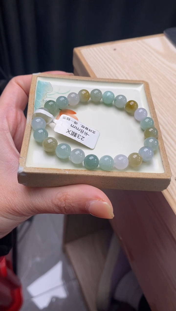 【闪购商品】翡翠手链未镶嵌天然翡翠手串908