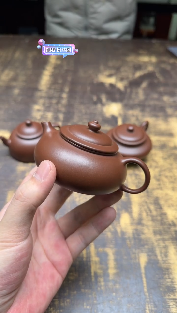 （预售）汤华刚 紫泥 寒江壶