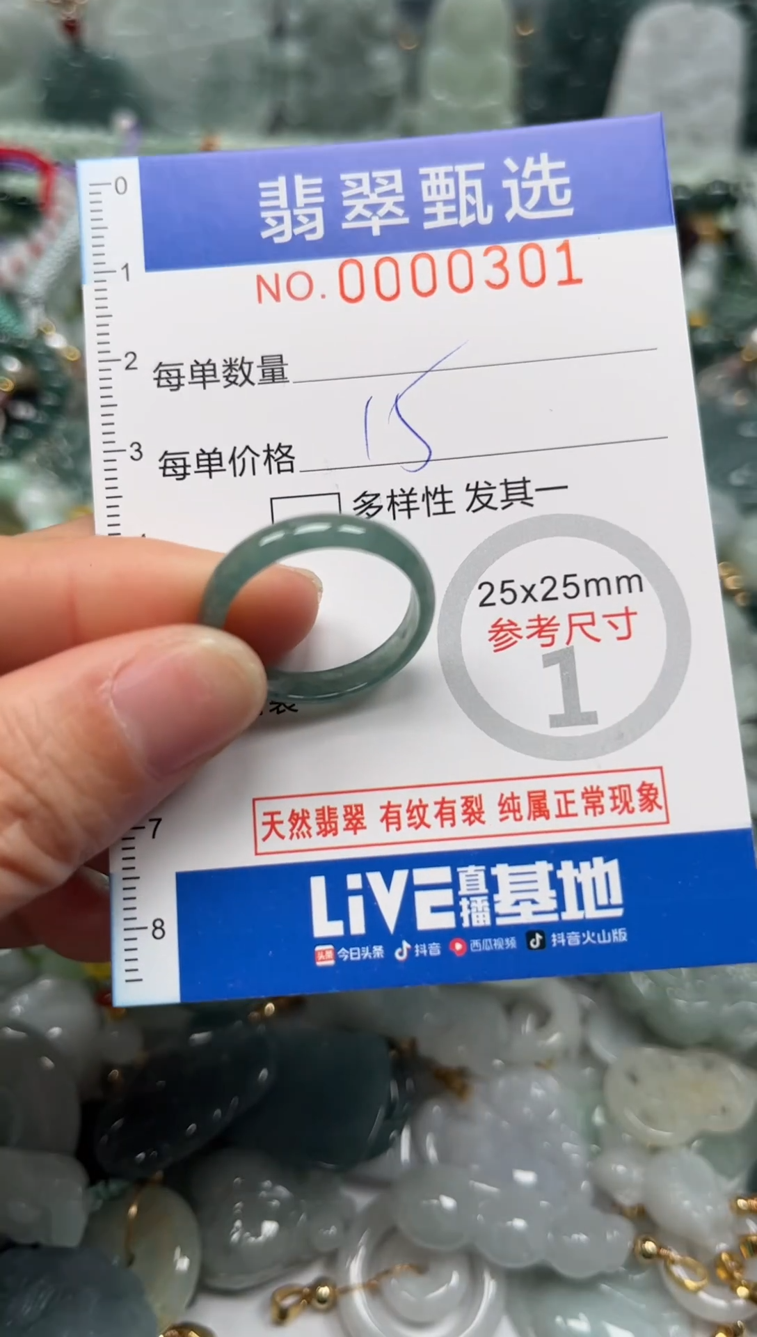 【闪购商品】翡翠颈饰未镶嵌00..0301