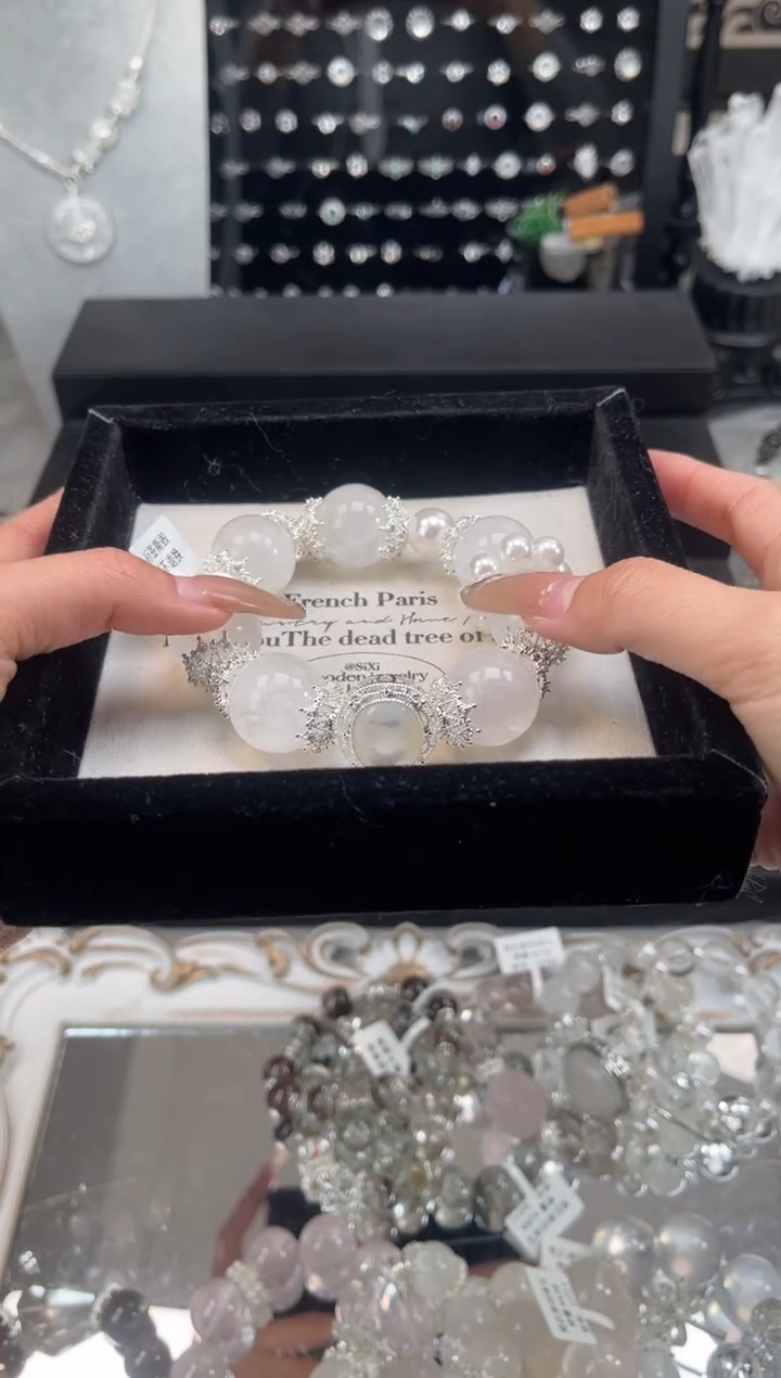 【闪购商品】水晶手链未镶嵌天然水晶 多样性发货