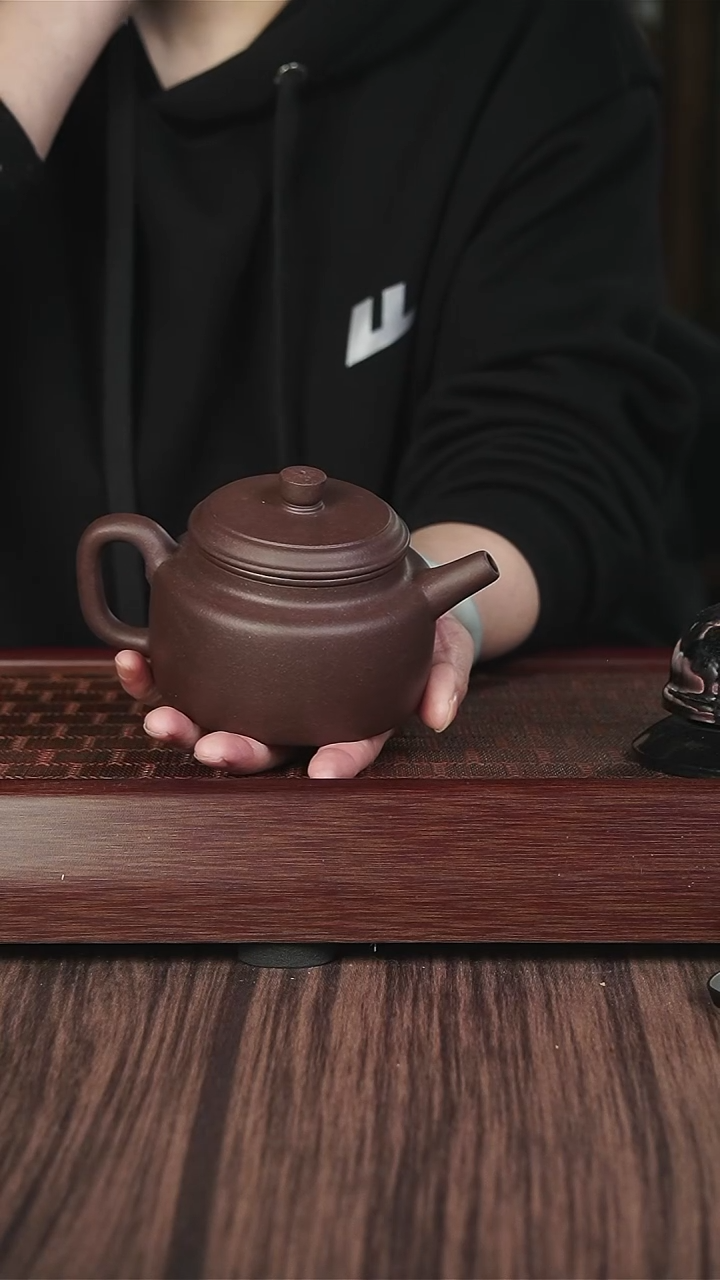 【闪购商品】紫砂茶壶lw  紫泥  德钟