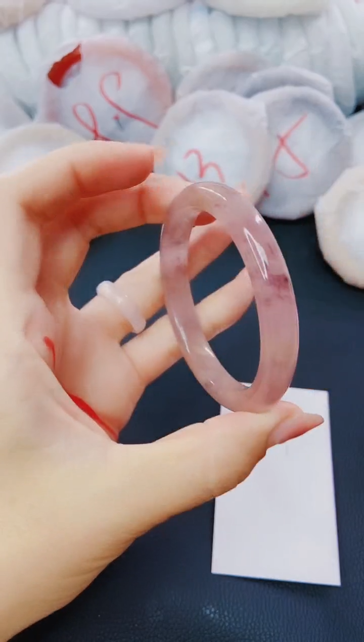 石英质玉手镯未镶嵌K149-54-55