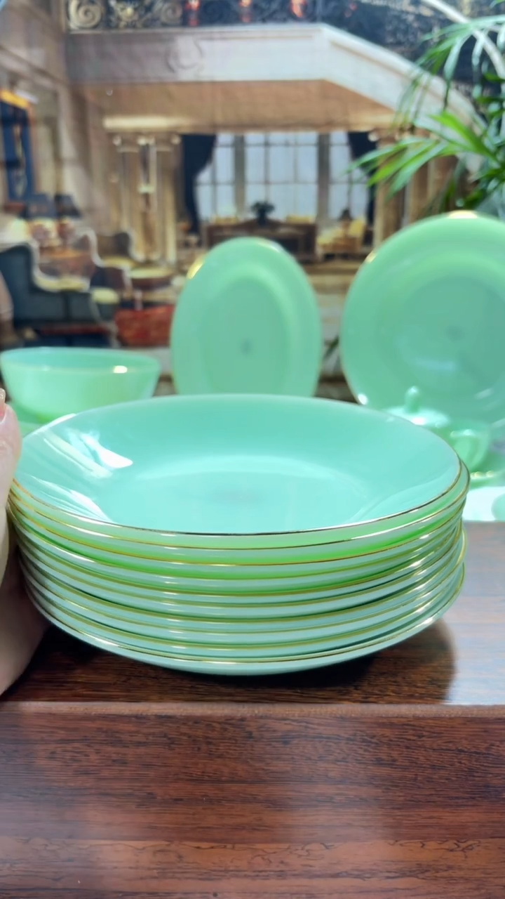 【闪购商品】.... 8英寸深盘10个  玉瓷【贝美】