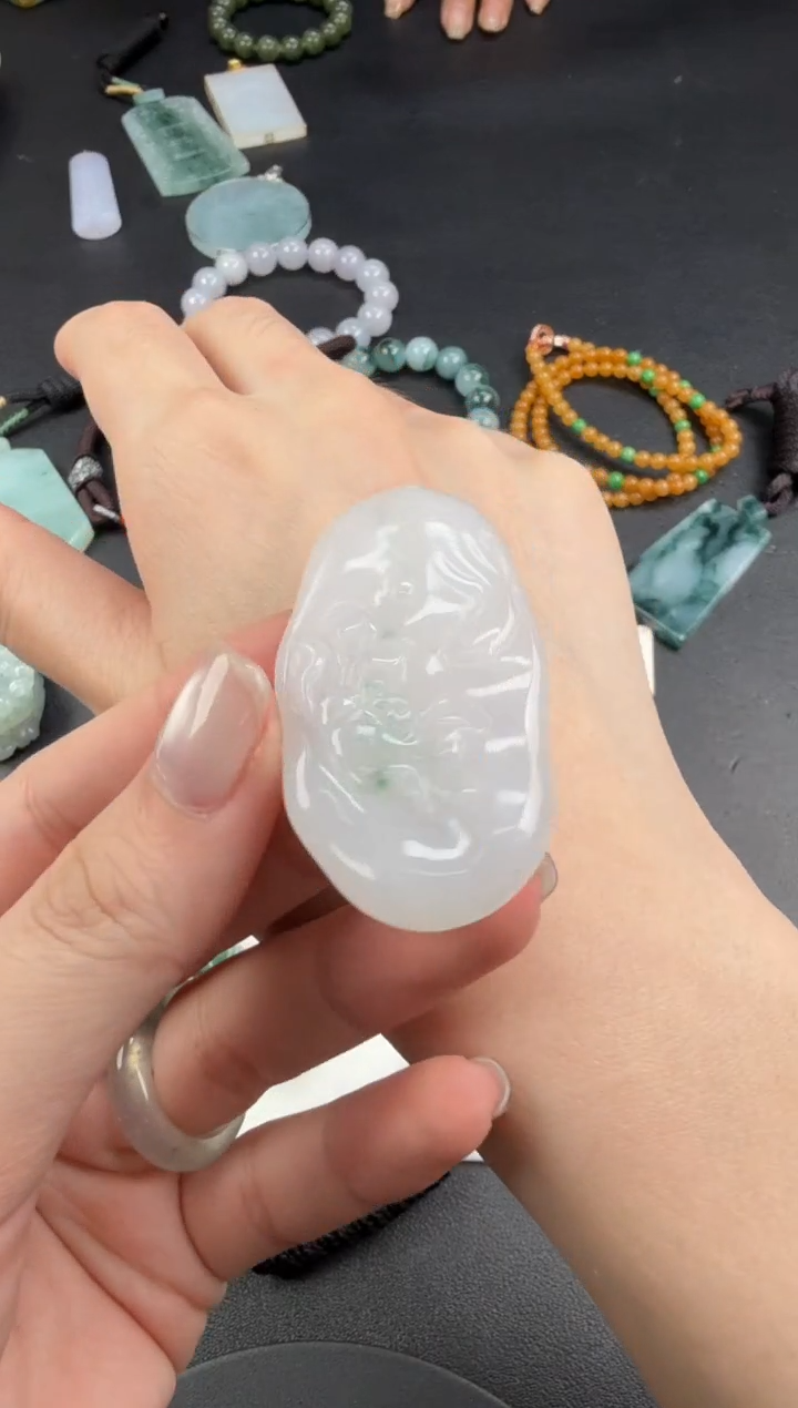 吊坠(不含链)未镶嵌翡翠翡翠饰品-154