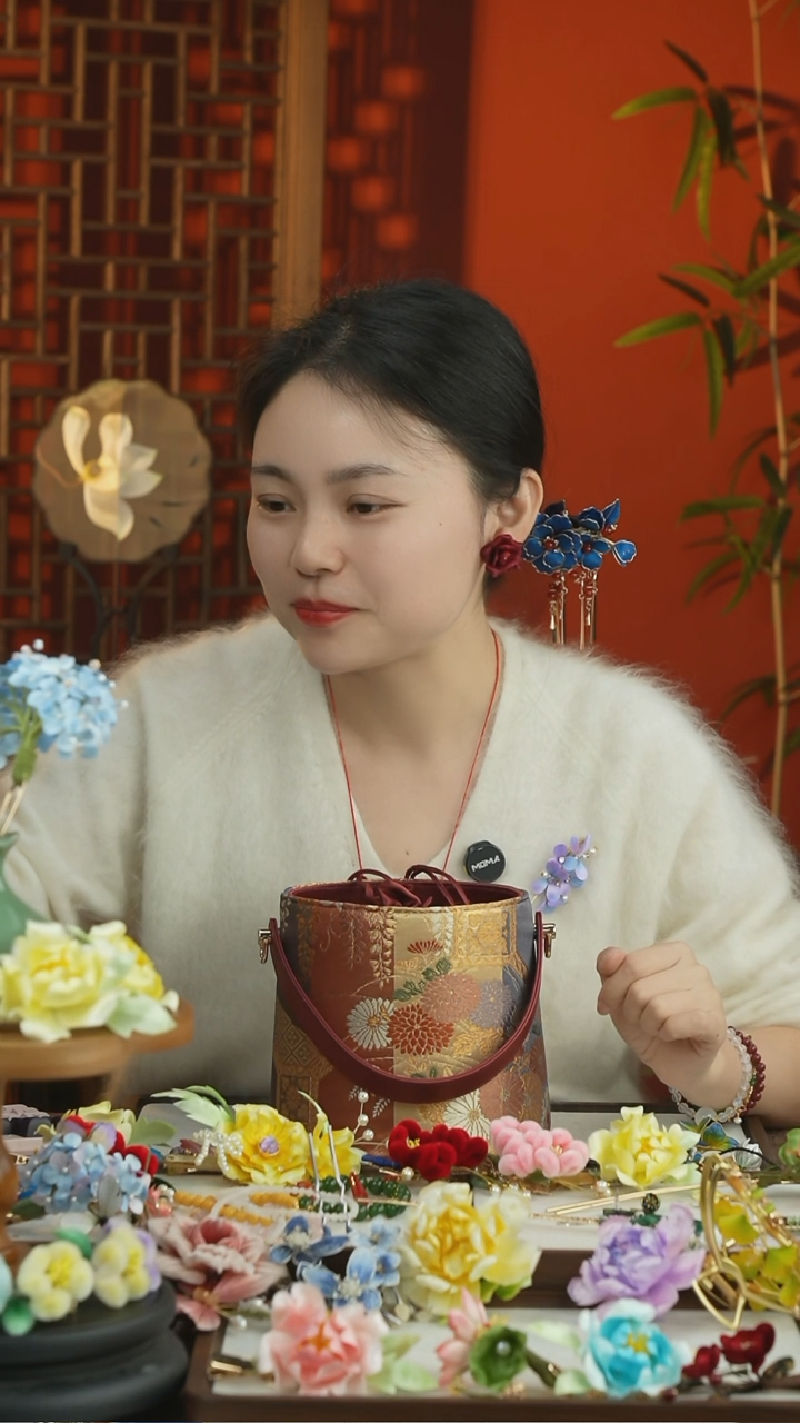 刺绣闪购纯手工非遗国风饰品