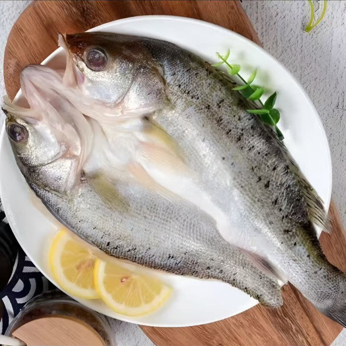 【2】开背海鲈鱼免处理去鳞去鳃去内脏新鲜冷冻生鲜鱼海鲜