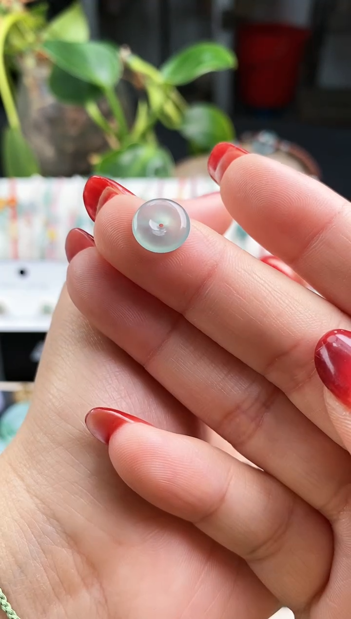 【闪购商品】翡翠戒指未镶嵌平安扣