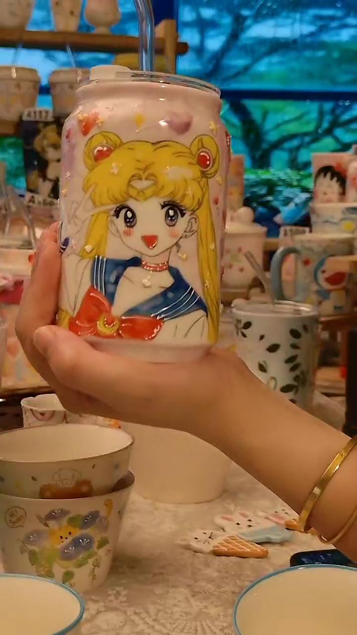 陶瓷景德镇手绘陶瓷杯