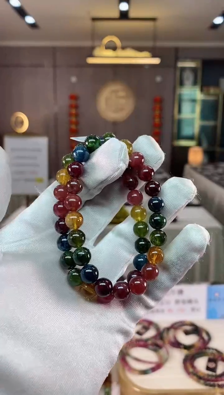 【闪购商品】碧玺单圈手串8mm+未镶嵌（多样性发一条）xion