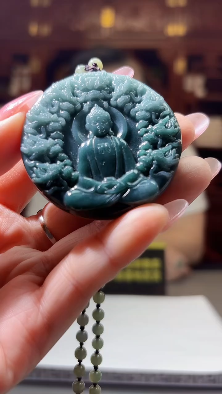 【闪购商品】翡翠颈饰未镶嵌0214/Y/大日