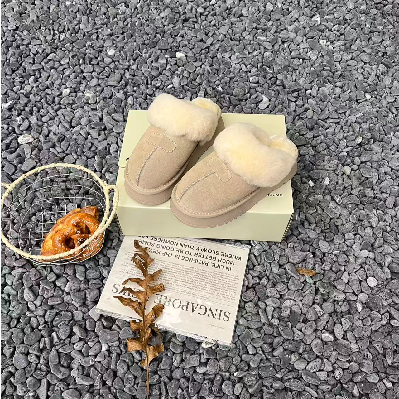 雪地靴女款2025冬季新款加厚棉鞋外穿保暖防滑厚底一脚蹬毛毛外穿