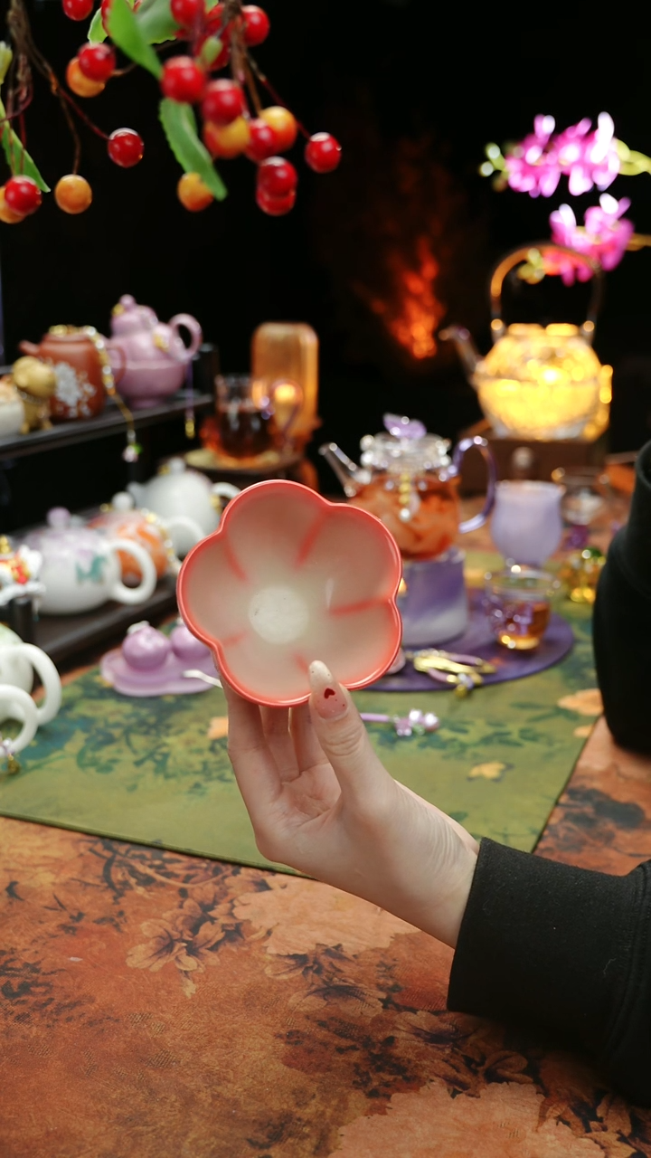 【闪购商品】五福梅花猪油栋主人杯@@@@@