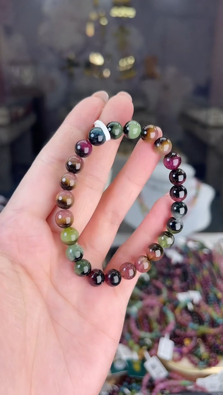 【闪购商品】碧玺/未镶嵌7mm+碧玺单圈多样性发货