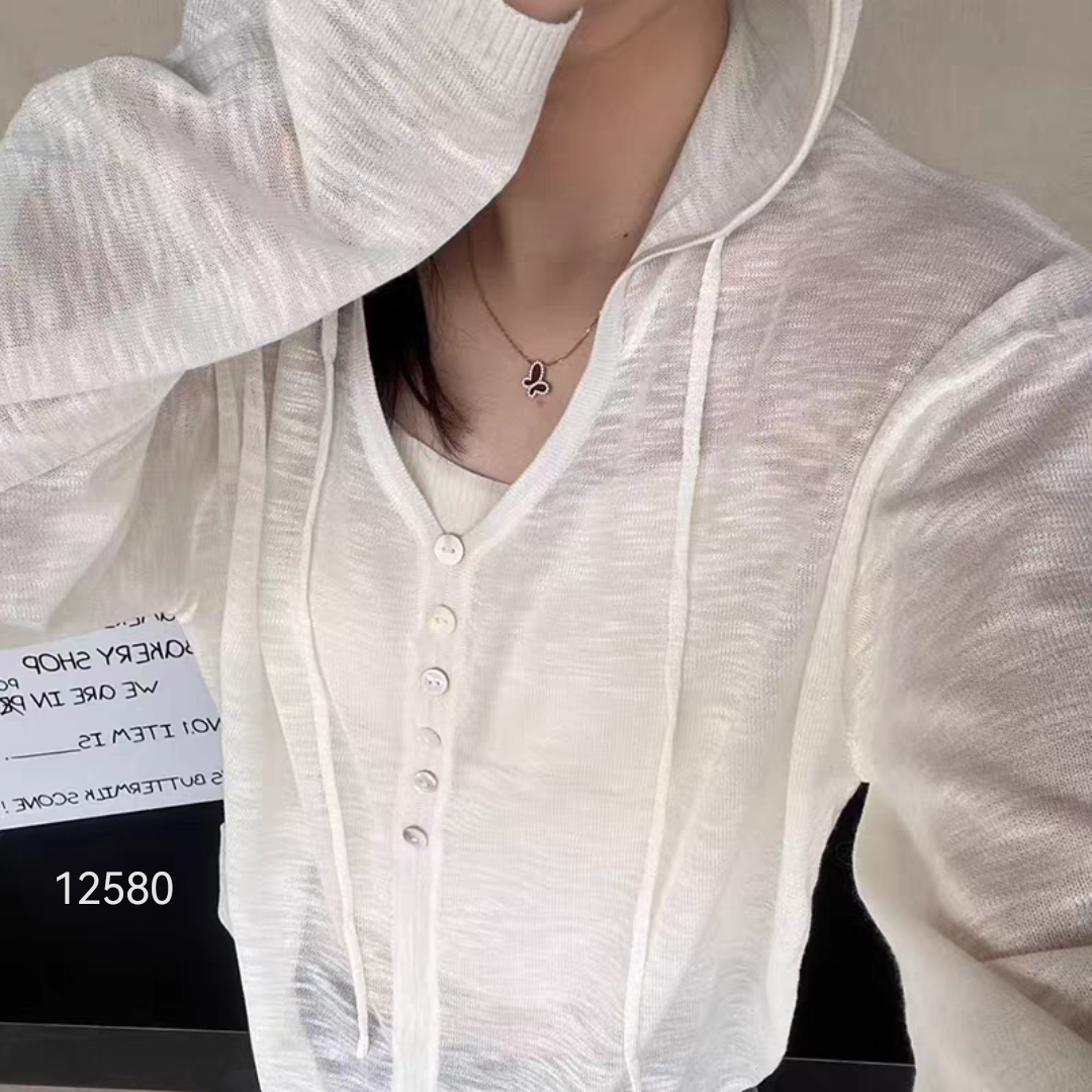 12580（部分无水洗唛，介意慎拍）WANGDAN新款净版五粒扣长袖