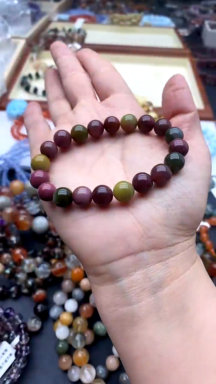 【闪购商品】石英质玉手链未镶嵌盐源玛瑙