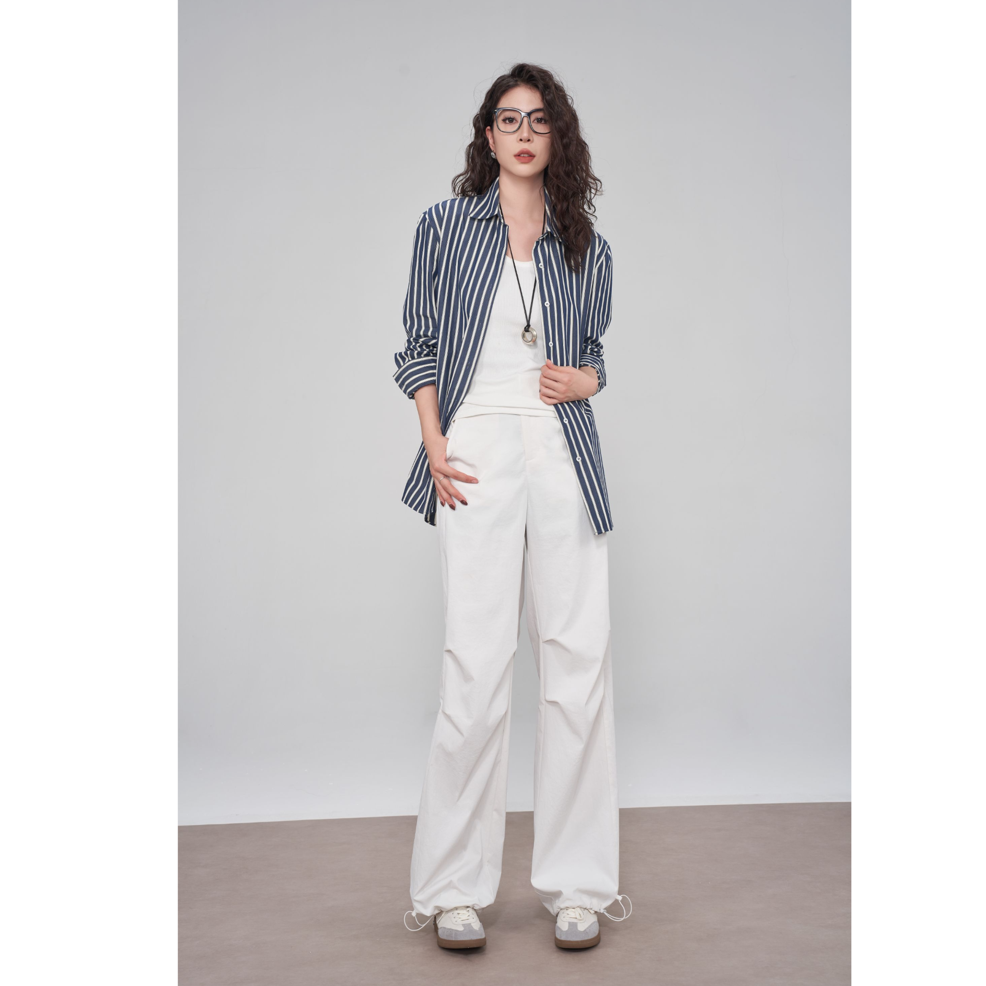 D&MX 轻盈0压感宽松防风高个子直筒软壳裤79015