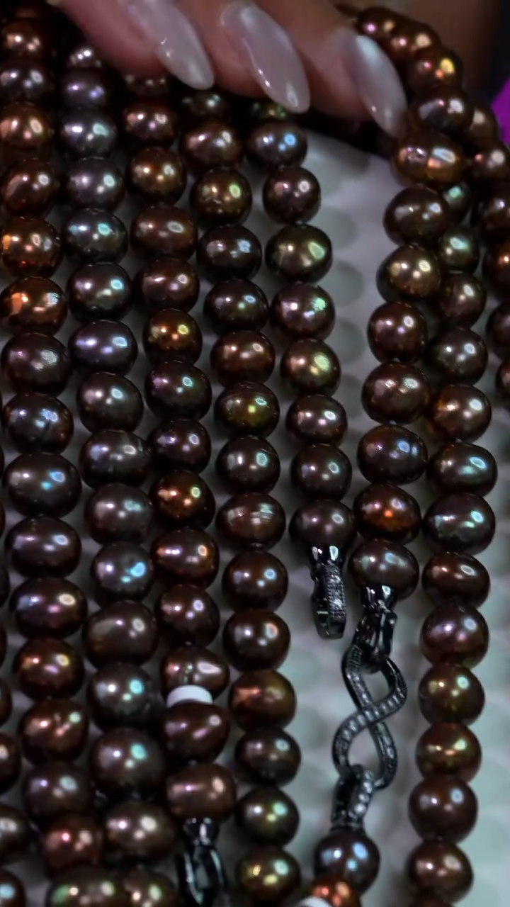 未镶嵌淡水珍珠项链237多样性发货 发其一