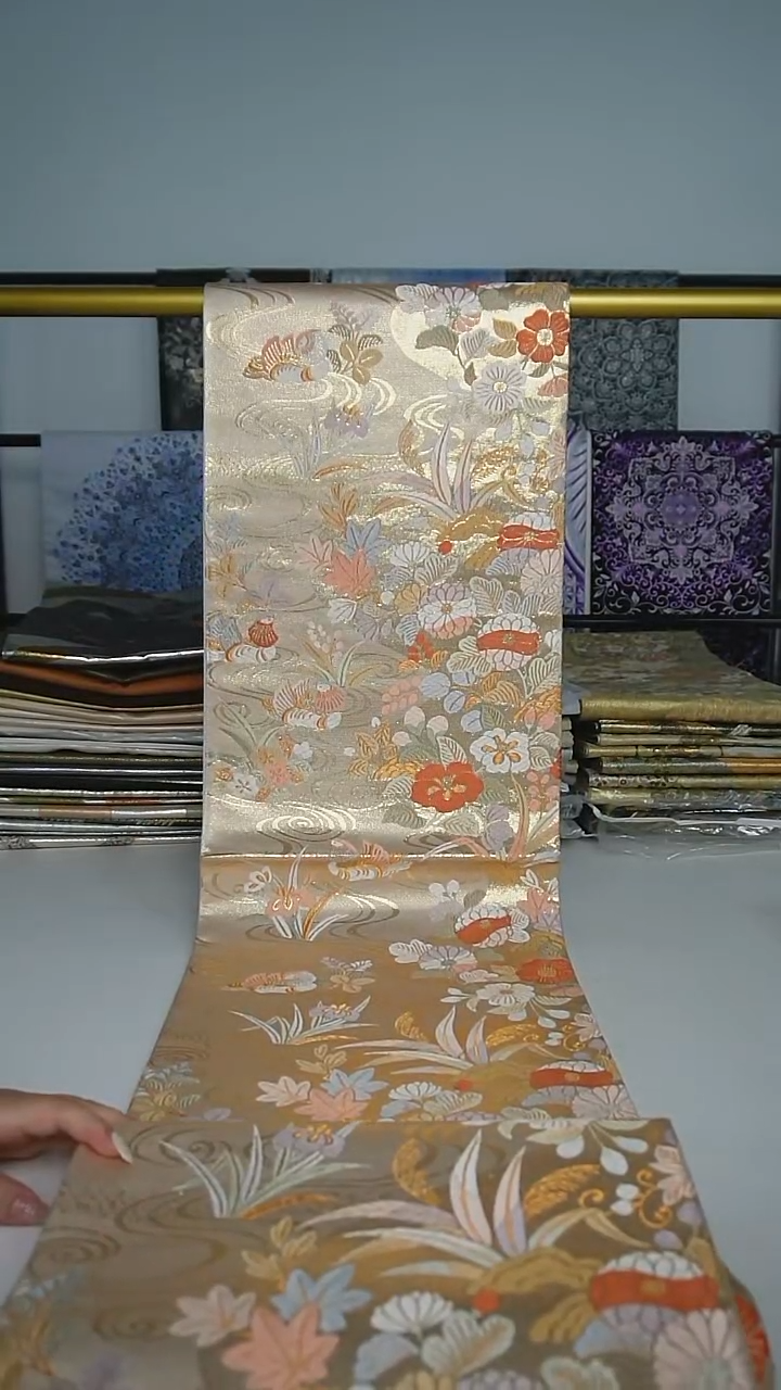 织绣25六通鸳鸯流水花卉特价