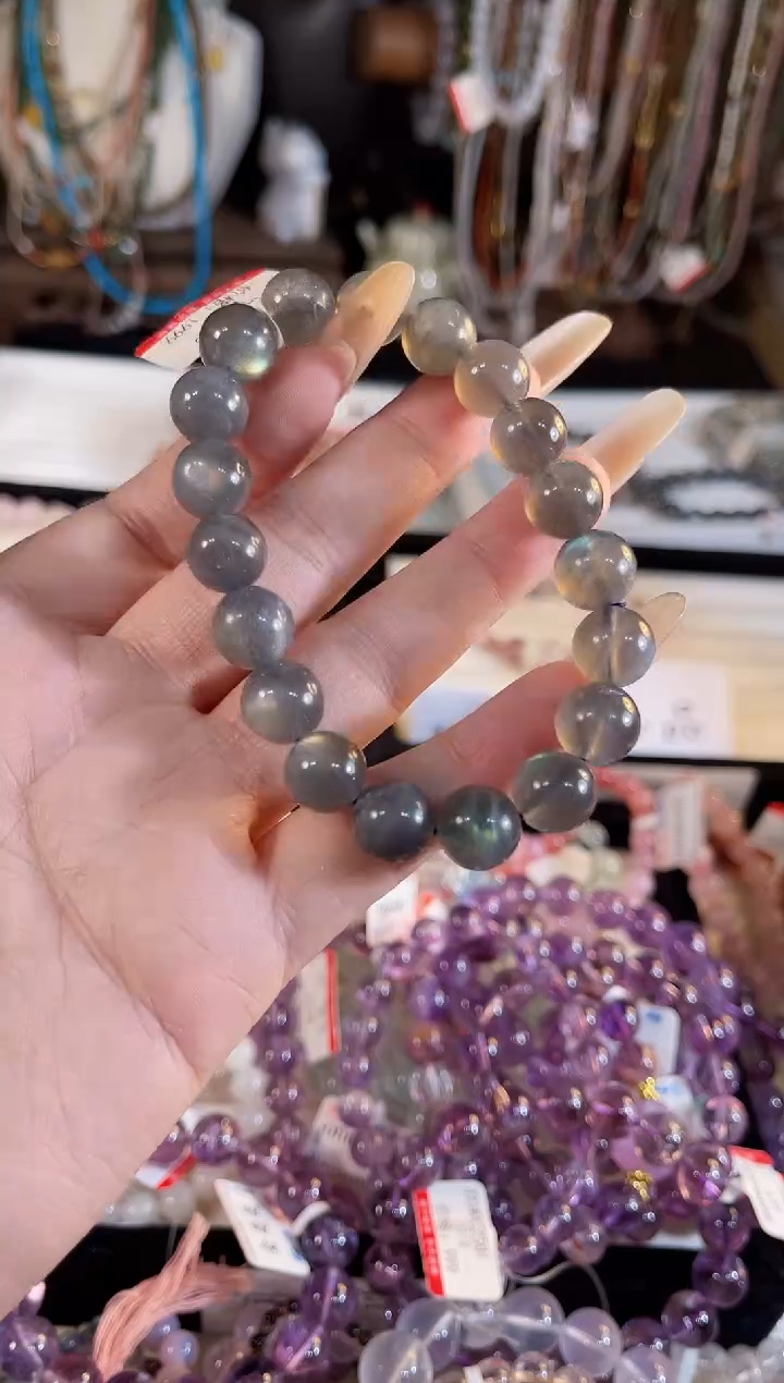 【闪购商品】拉长石手链未镶嵌多样性发货其一