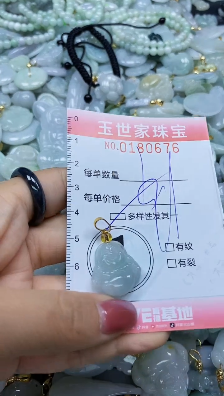 【闪购商品】翡翠颈饰未镶嵌闪购0180676多样性发其一