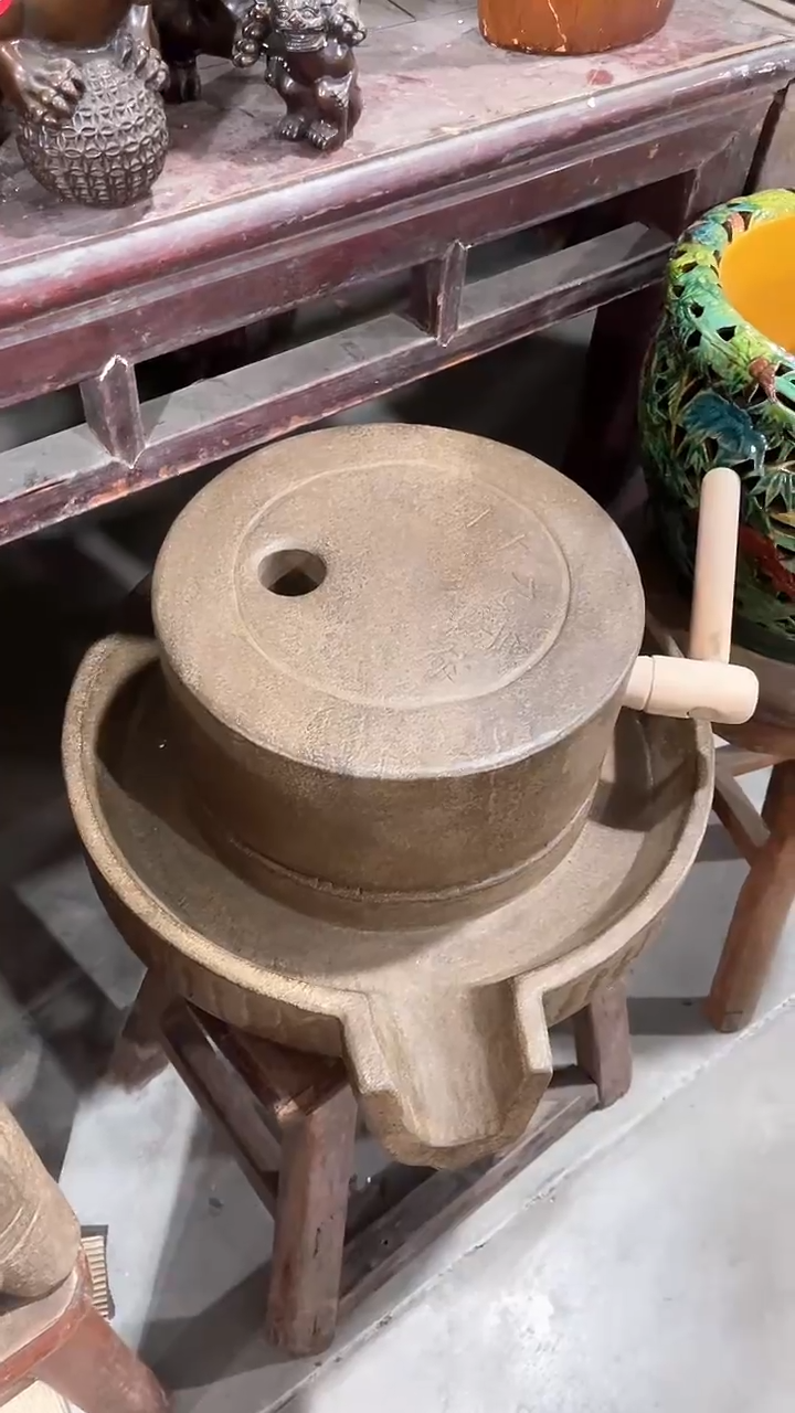 石材小石磨复古怀旧民间收藏