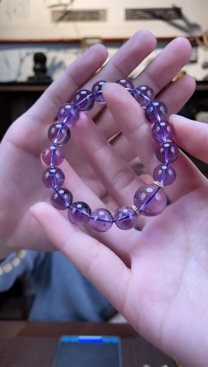 【闪购商品】紫晶手串未镶嵌紫水晶手串TF
