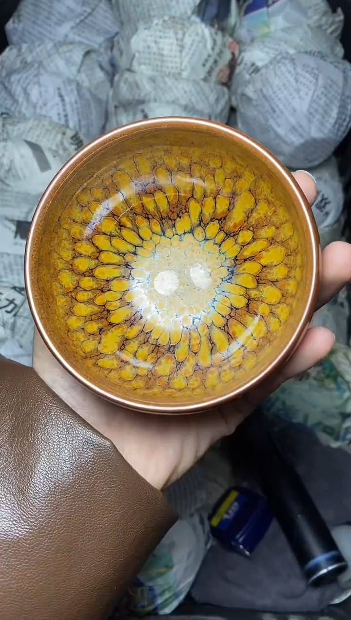 【闪购商品】茶盏金鹧鸪 钵 盏三疯建盏茶器