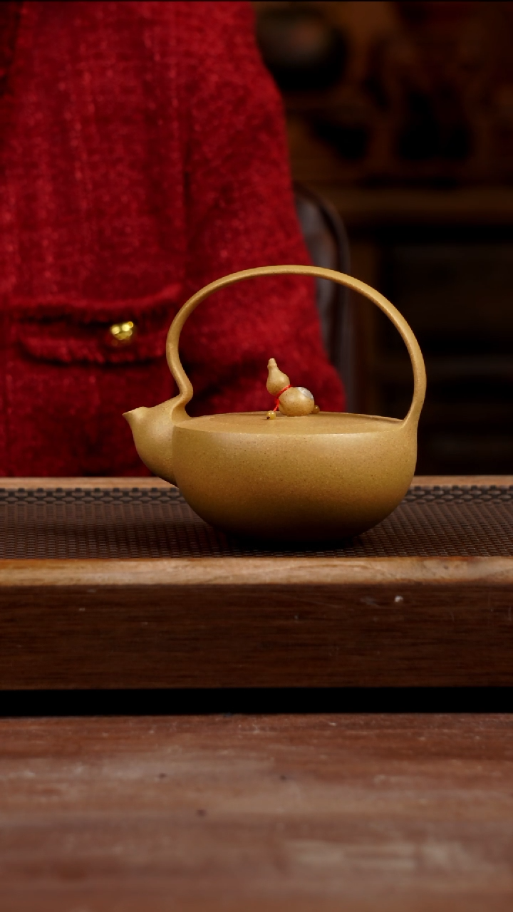 茶壶紫砂黄金段200CC