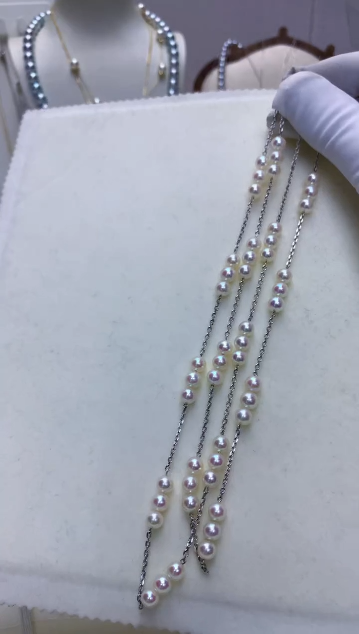 【闪购商品】海水珍珠饰品未镶嵌设计款毛衣链