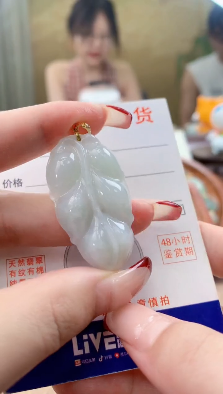 颈饰未镶嵌翡翠天然A货翡翠挂件