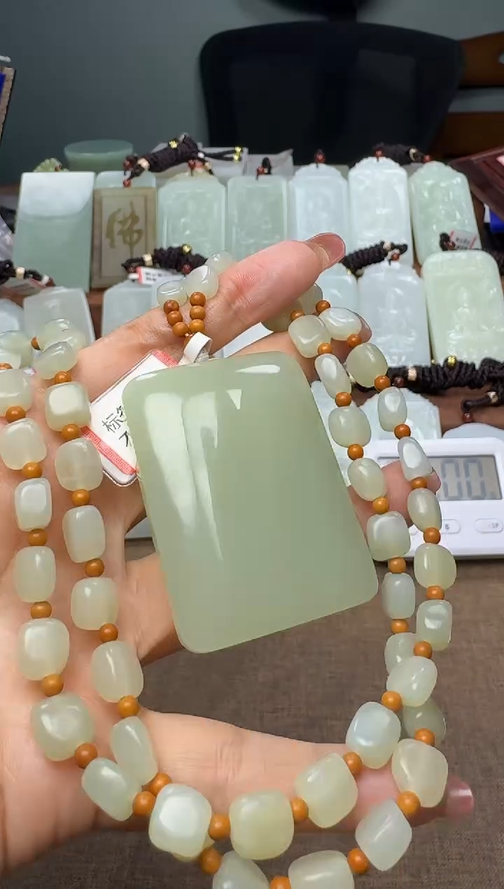 【闪购商品】和田玉颈饰未镶嵌和田玉挂件