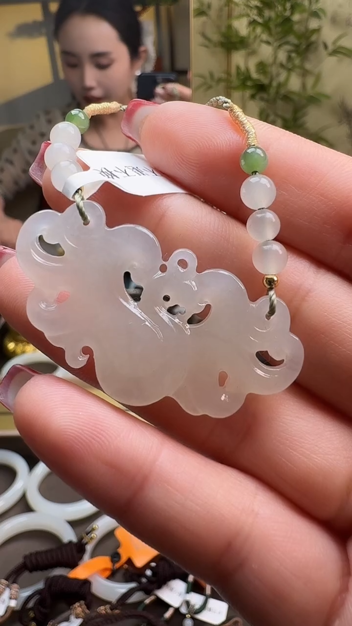 【闪购商品】和田玉吊坠未镶嵌1394 有凤来仪