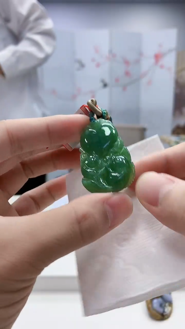定制翡翠未镶嵌5158bb-毛货挂件55