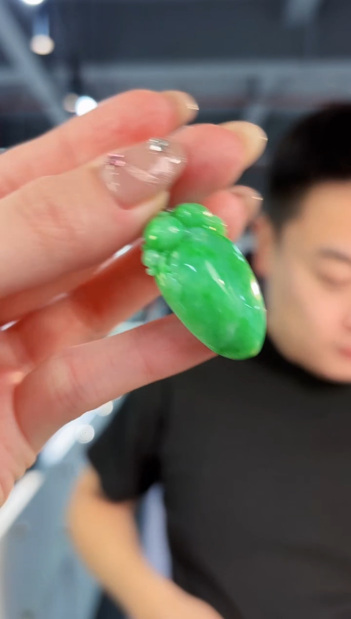 【闪购商品】翡翠颈饰18K金镶嵌缅料A货/支持复检/一件