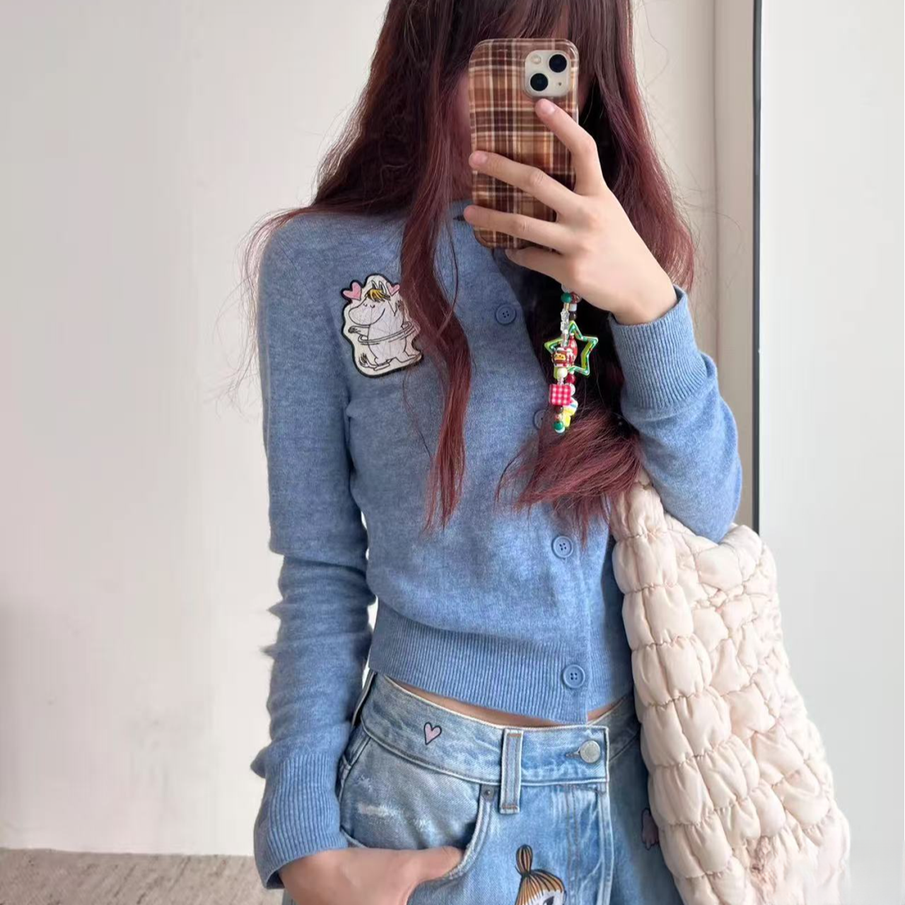 未使用 Acne studio 长袖针织开衫