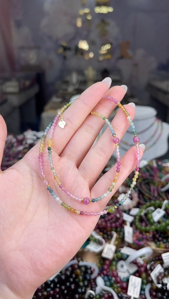 【闪购商品】碧玺/未镶嵌碧玺项链多样性发货