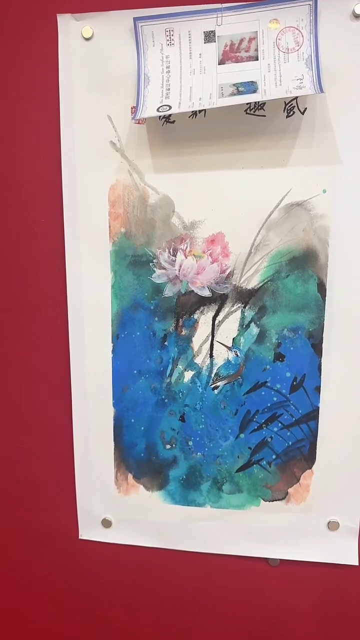 国画大风堂堂主张新庆写意作品