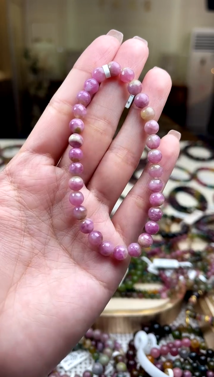 /未镶嵌碧玺6mm+碧玺单圈多样性发货